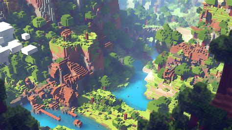Minecraft Landscape Wallpaper