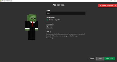 The Curse of Inability: Minecraft Launcher Fails to Save Your Skin!