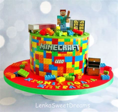 Minecraft Lego Cake