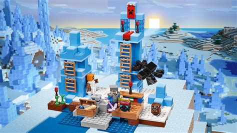 Minecraft Lego Ice Spikes