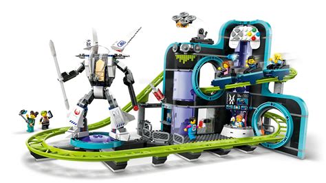 Minecraft Lego Roller Coaster Set