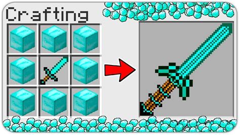 Minecraft Long Diamond Sword