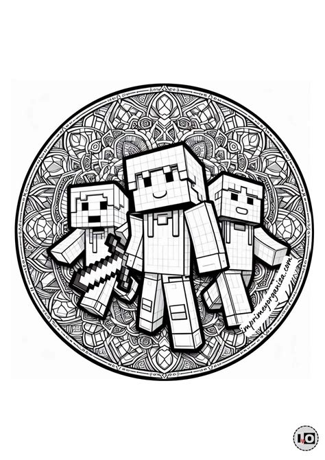 Minecraft Mandala