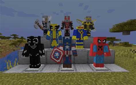 Minecraft Marvel Characters