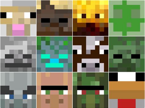 Minecraft Mob Faces