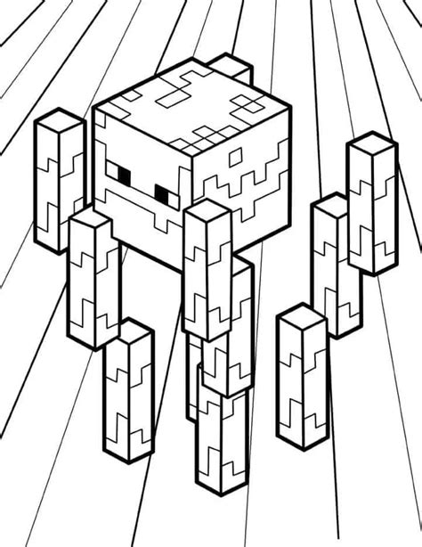 Minecraft Mobs Coloring Pages