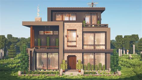 Simple Minecraft Modern House Design