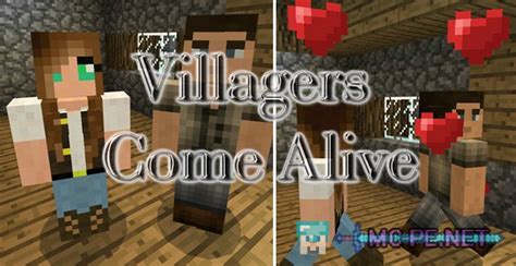 Minecraft Mods Villagers Come Alive