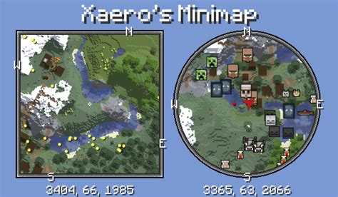 Minecraft Mods Xaeros Minimap