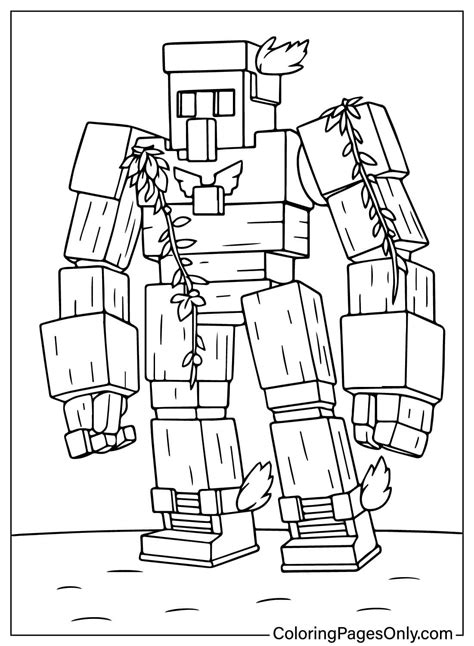 Minecraft Movie Coloring Pages