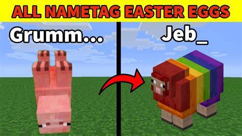 Minecraft Naming Easter Eggs