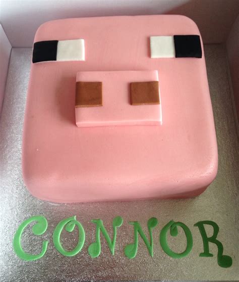 Minecraft Pig Cake Ideas