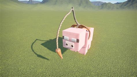 Minecraft Pig Carrot