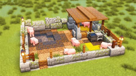 Minecraft Pig Enclosure