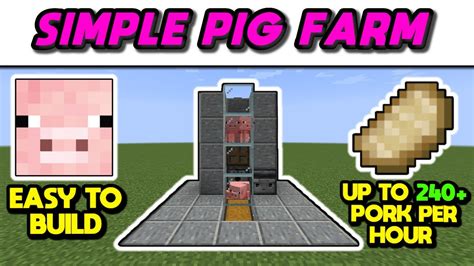 Minecraft Pig Farm