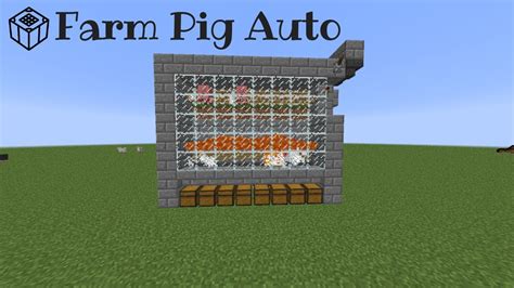 Minecraft Pig Farm With Spawner
