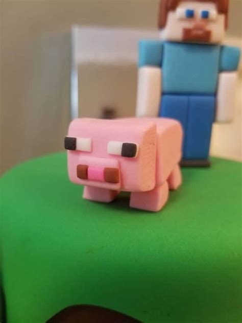 Minecraft Pig Fondant