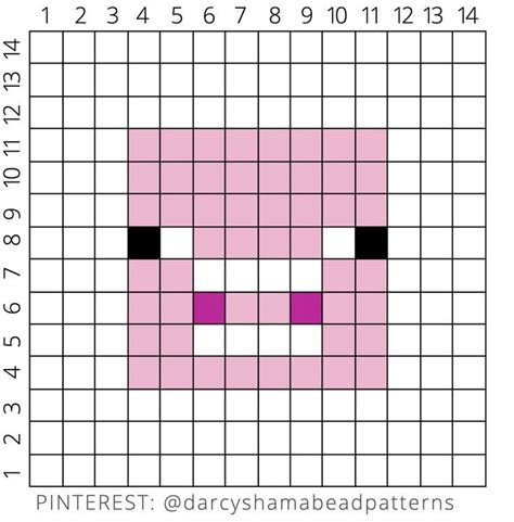 Minecraft Pig Grid
