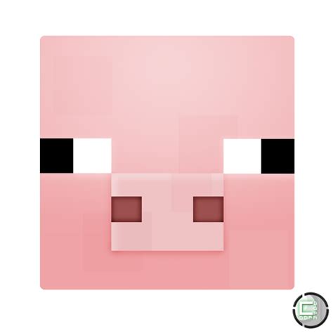 Minecraft Pig Head Png