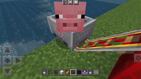 Minecraft Pig In Minecart