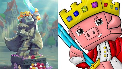 Minecraft Pig King