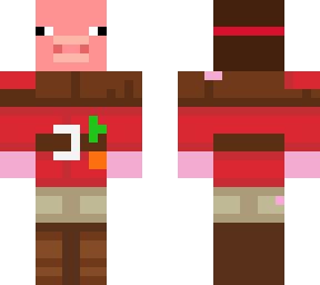 Minecraft Pig Mask Skin
