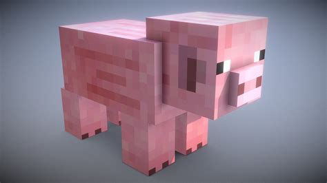 Minecraft Pig Model