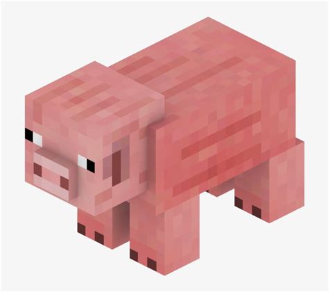 Minecraft Pig No Background