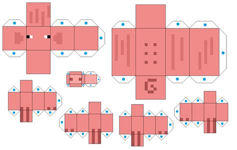 Minecraft Pig Papercraft