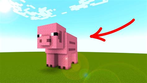 Minecraft Pig Sculpture