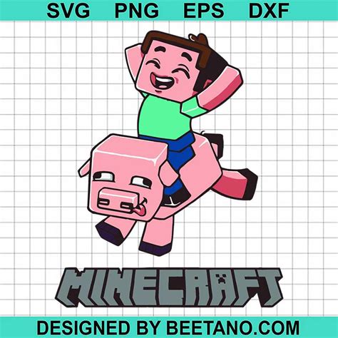 Minecraft Pig Svg
