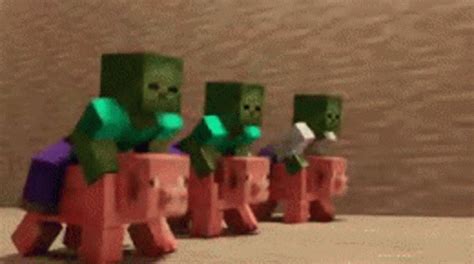 Minecraft Pigs Gif