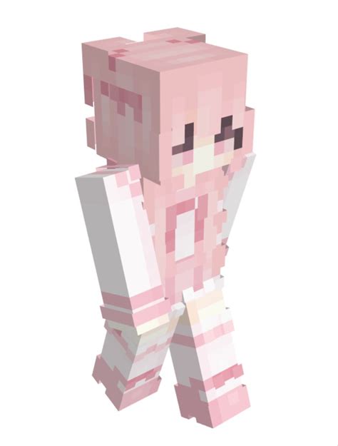Unleash Your Inner Pink Warrior with the Minecraft Pink Hair Skin