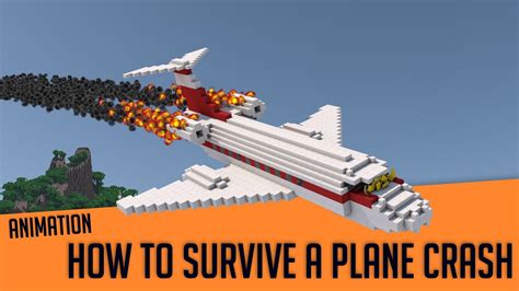 Experience the Thrilling Adventure of a Minecraft Plane Crash Animation