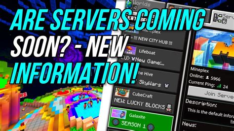 Minecraft Ps4 Featured Servers Coming Soon