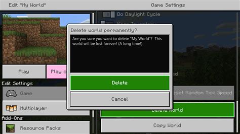 Minecraft Ps4 How To Delete Worlds