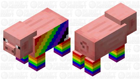 Minecraft Rainbow Pig