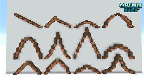 Minecraft Roof Designs Chart