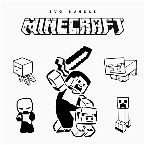 Download Minecraft SVG Files
