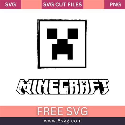 Download Minecraft SVG Free Easy Edite