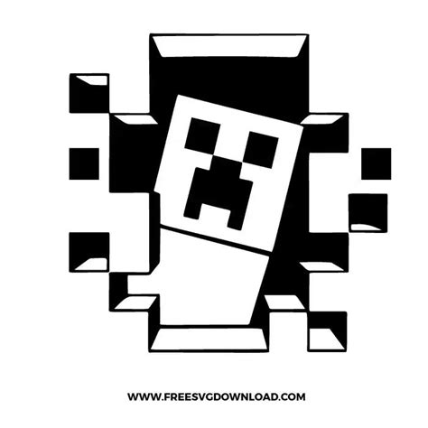 Download Minecraft SVG Free Printable