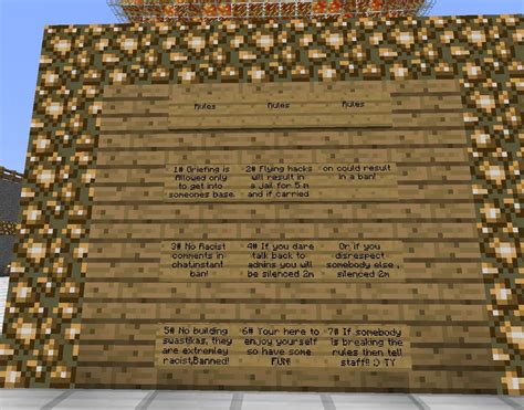 Minecraft Server Rules Template – Free Editable Template & Examples ...
