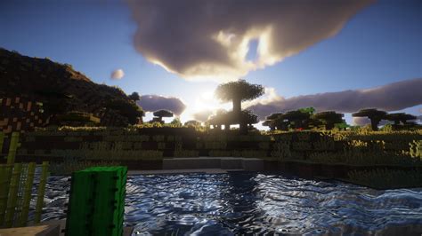 Minecraft Shaders Wallpaper Hd