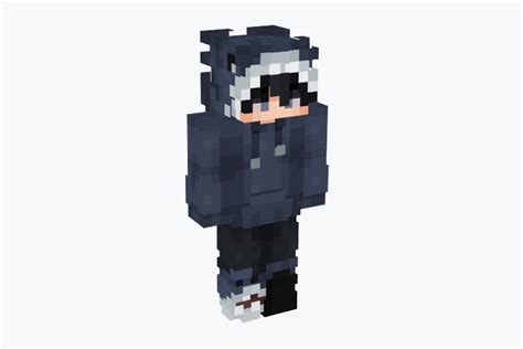 Cute and Trendy: Unleash Your Emo-Style with Minecraft Skin with Hoodie!