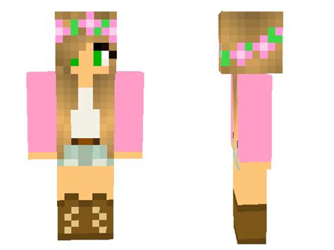 Celebrate Your Inner Gamer Girl with Minecraft Skin's Cute and Captivating Collection of Fancy Titles!