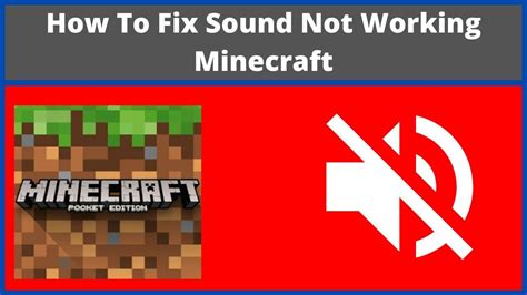 Minecraft Sound not working