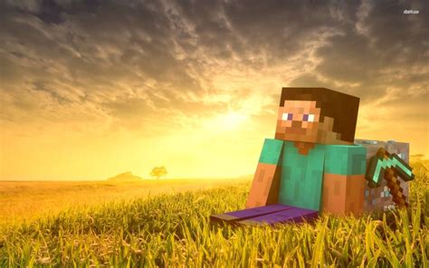 Minecraft Steve Background