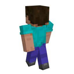 Minecraft Steve Backwards Skin
