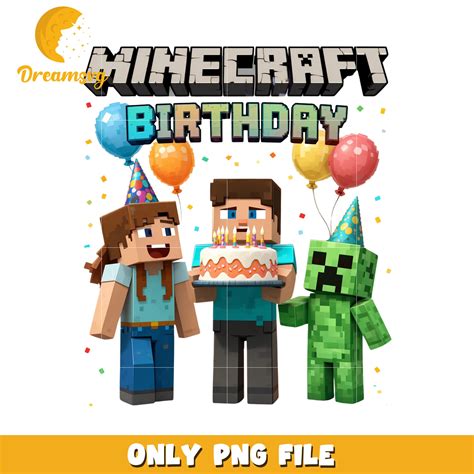 Minecraft Steve Birthday
