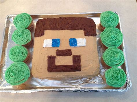 Minecraft Steve Cake